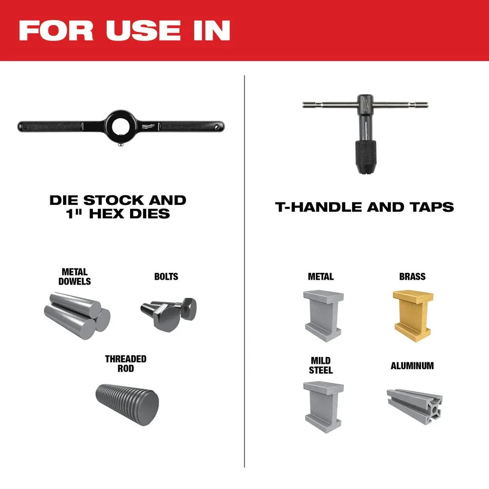 Milwaukee 49-22-5600 17PC SAE Tap and Die Set