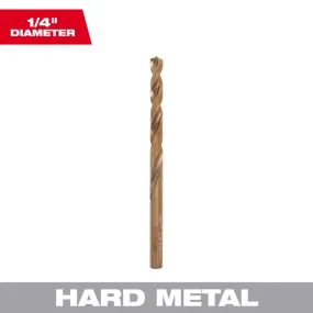 Milwaukee Red Helix 1/4 in. X 4.09 in. L Steel Thunderbolt Drill Bit 3-Flat Shank 1 pc