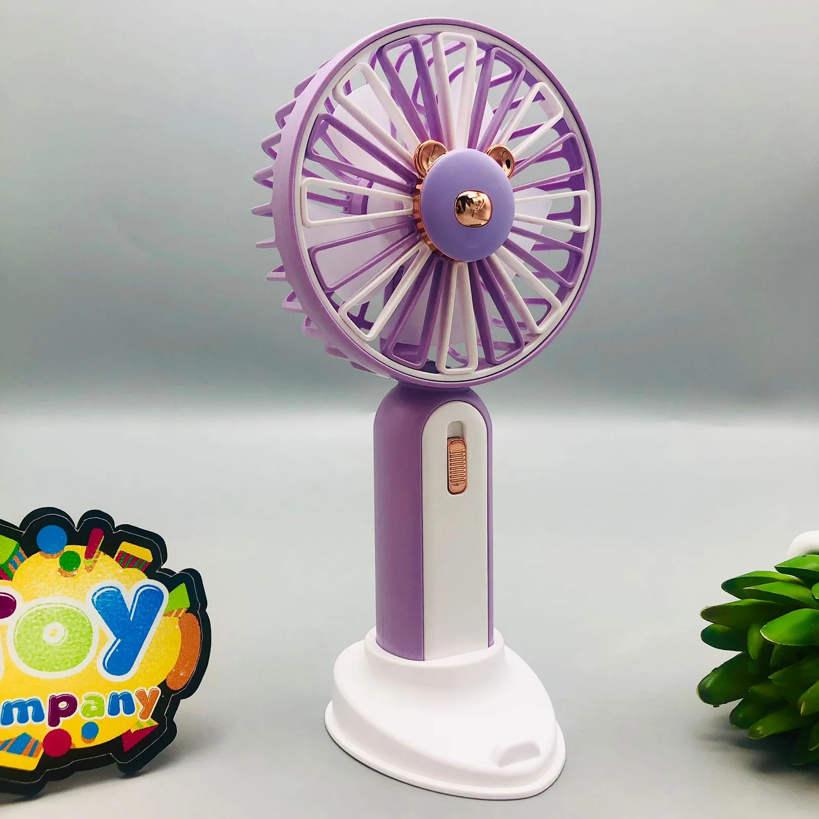 Mini Handheld & Desktop Lighting Function Fan