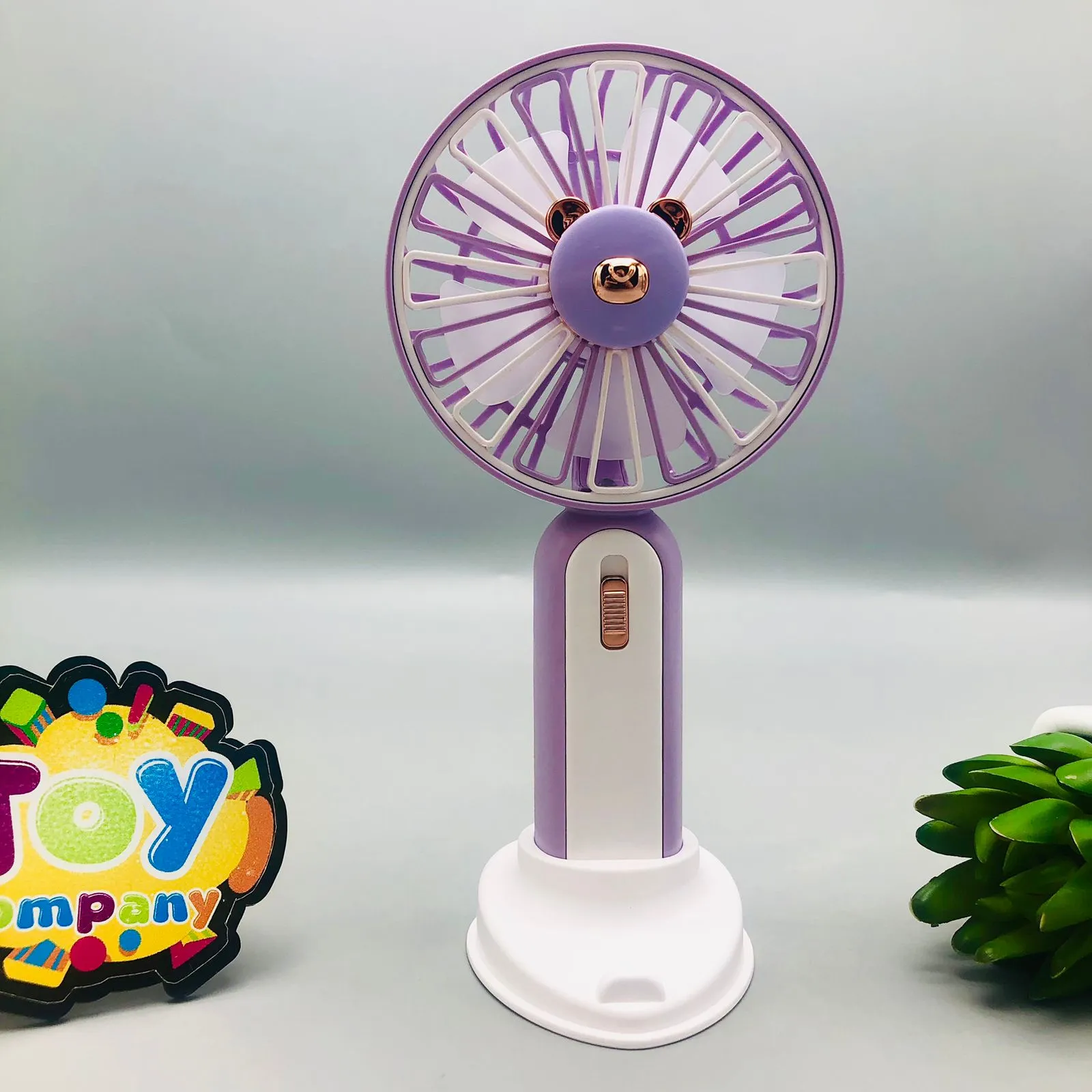 Mini Handheld & Desktop Lighting Function Fan