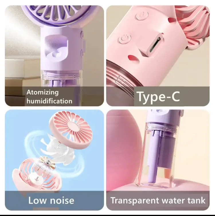 MINI WATER MIST SPRAY KIDS USB FAN