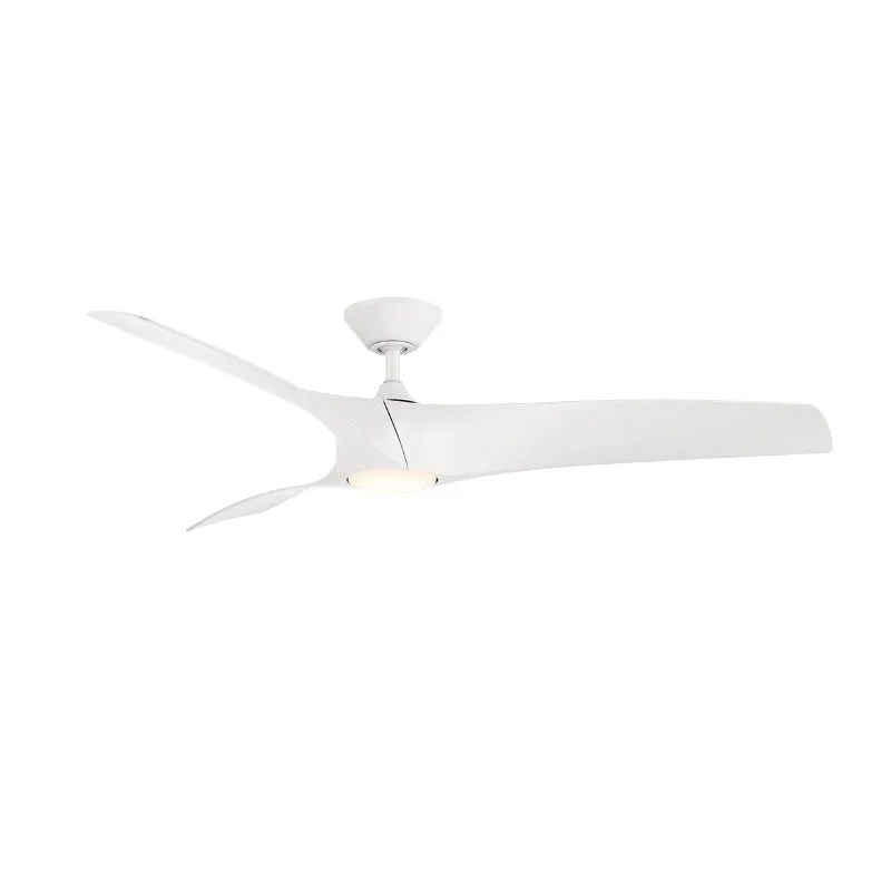 Modern Forms FR-W2006-52L Zephyr 52" Ceiling Fan with LED Light Kit, 4CCT Selectable