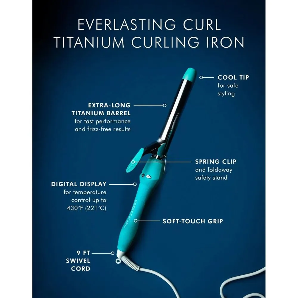 Moroccanoil Everlasting Curl Titanium Curling Iron