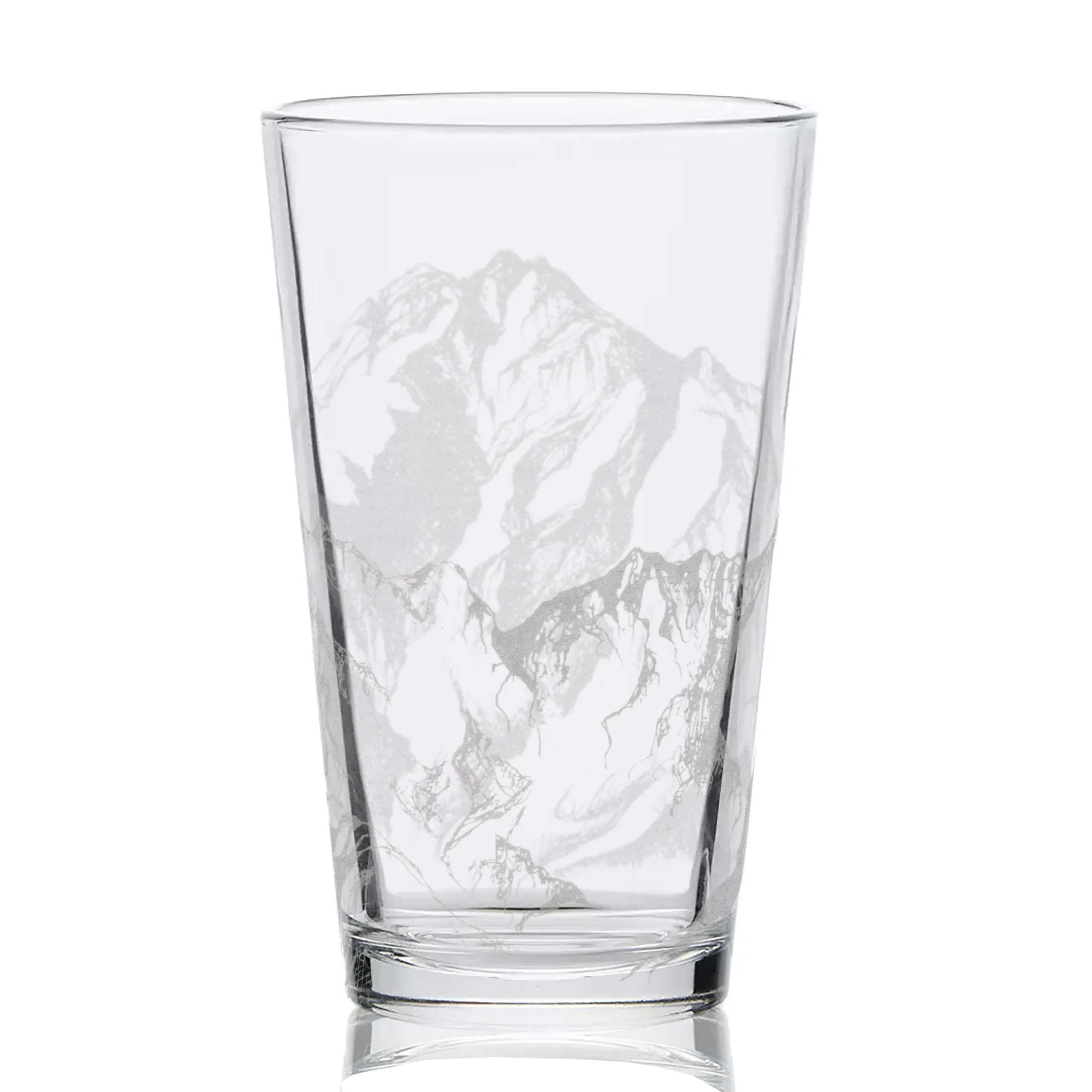 MOUNTAINS Pint Glass by Lumengrave