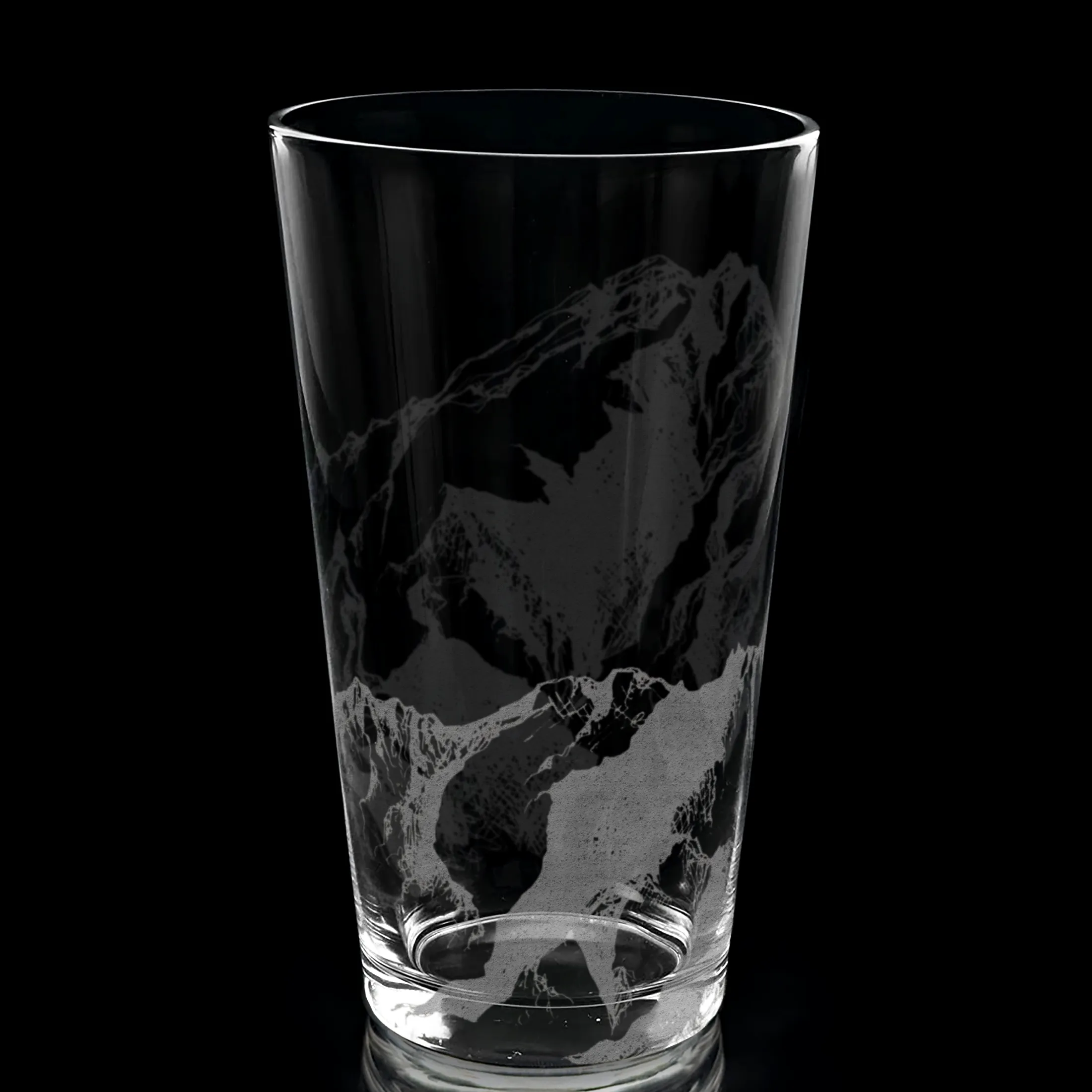 MOUNTAINS Pint Glass by Lumengrave