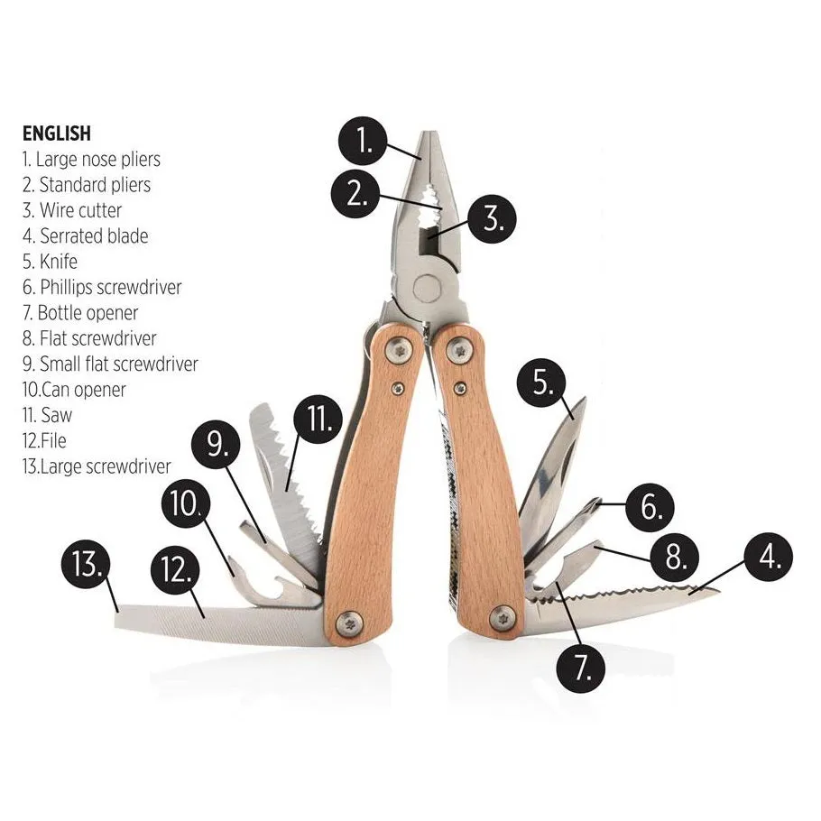 MTXD 101 Wood Multitool Large - Brown