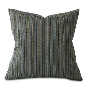 Multicolor Striped Throw Pillow Cover 20x20