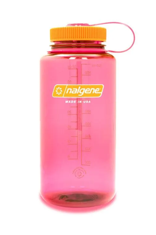 Nalgene Wide Mouth Tritan Plastic Water Bottle, 32 Ounce