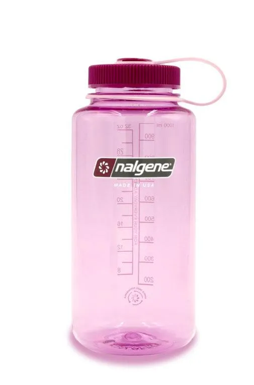 Nalgene Wide Mouth Tritan Plastic Water Bottle, 32 Ounce