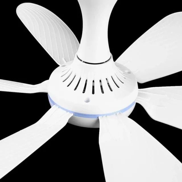 New Pattern Silent 6 Leaves USB Powered Ceiling Canopy Fan with Remote Control D61U