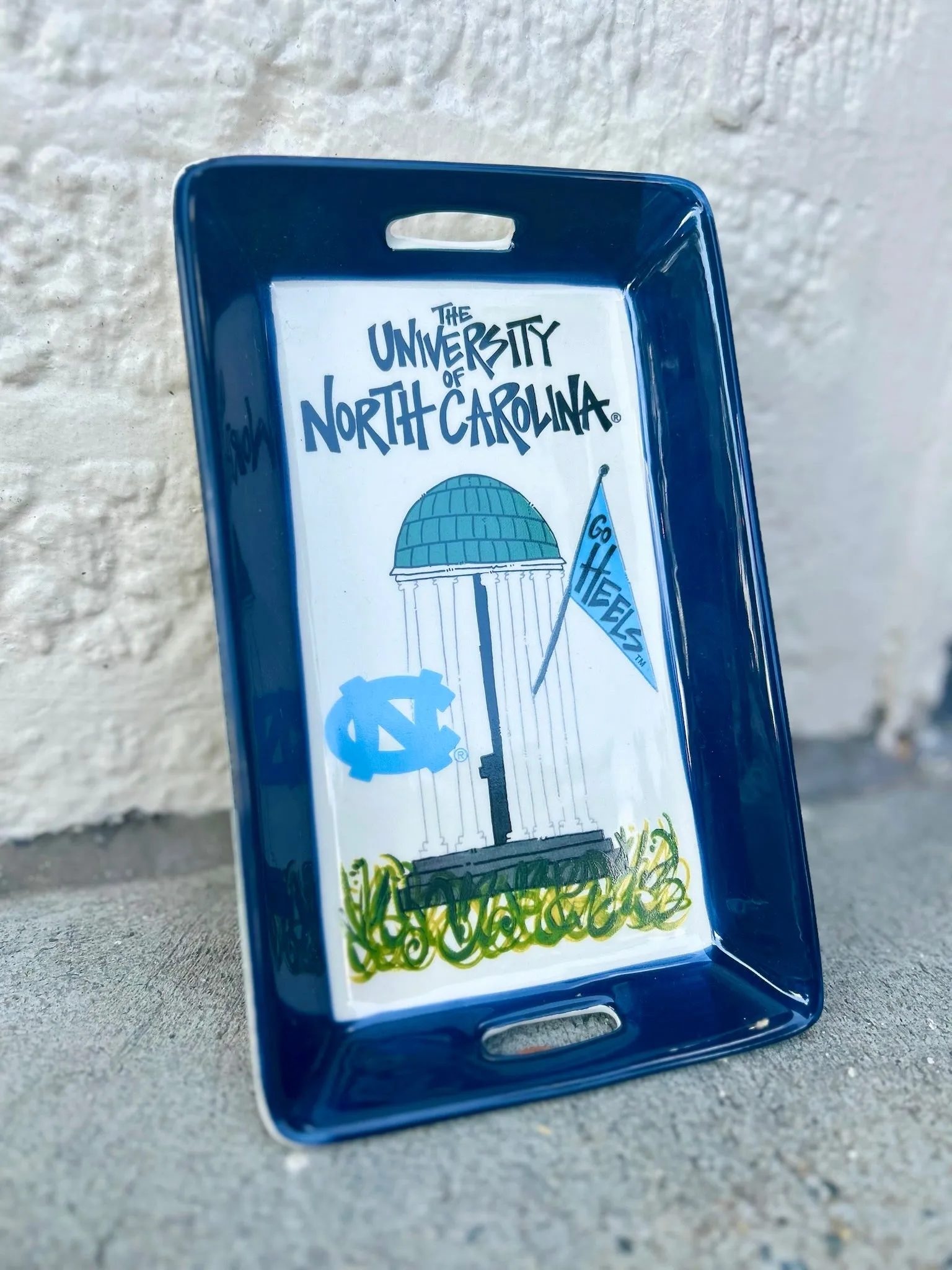 North Carolina Tar Heels Magnolia Lane Old Well Mini Tray