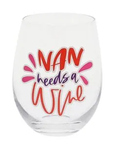 Novelty Stemless Wine Glass