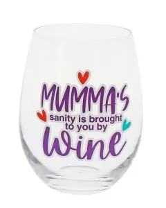 Novelty Stemless Wine Glass