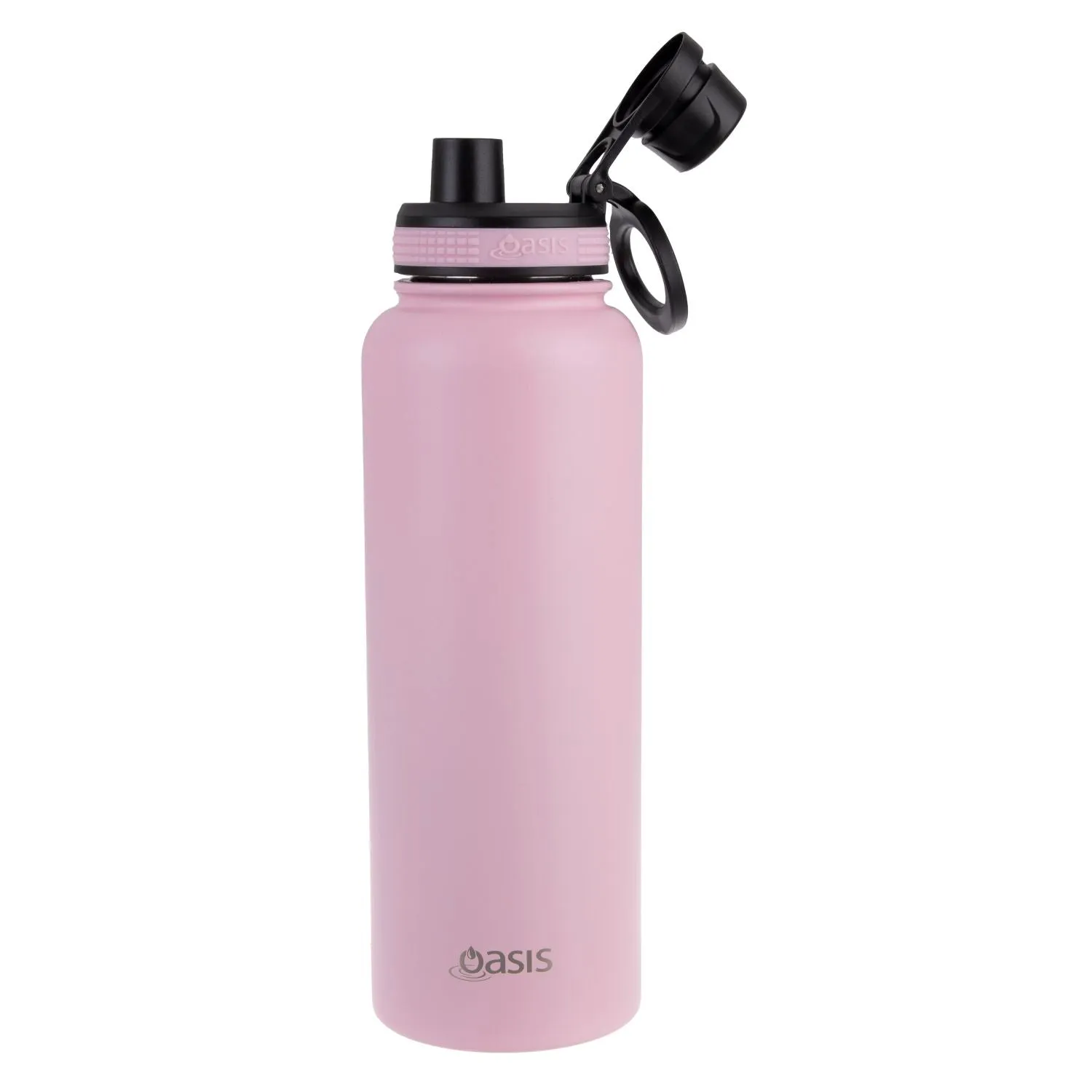 Oasis Stainless Steel Insulated Sports Water Bottle with Screw Cap 1.1L