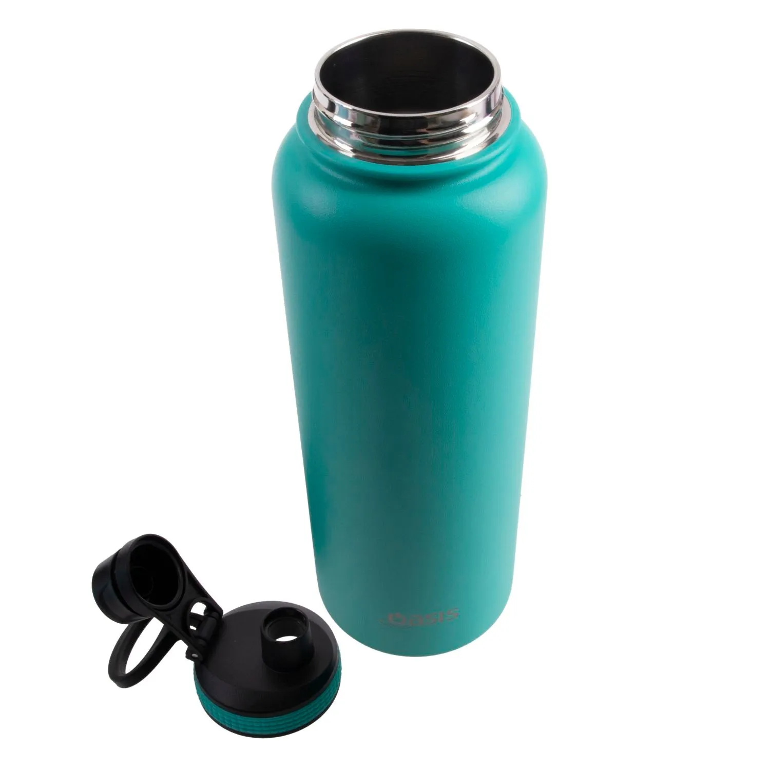 Oasis Stainless Steel Insulated Sports Water Bottle with Screw Cap 1.1L