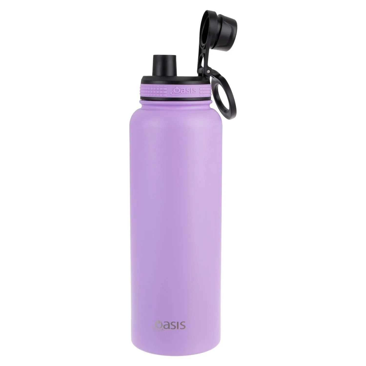 Oasis Stainless Steel Insulated Sports Water Bottle with Screw Cap 1.1L