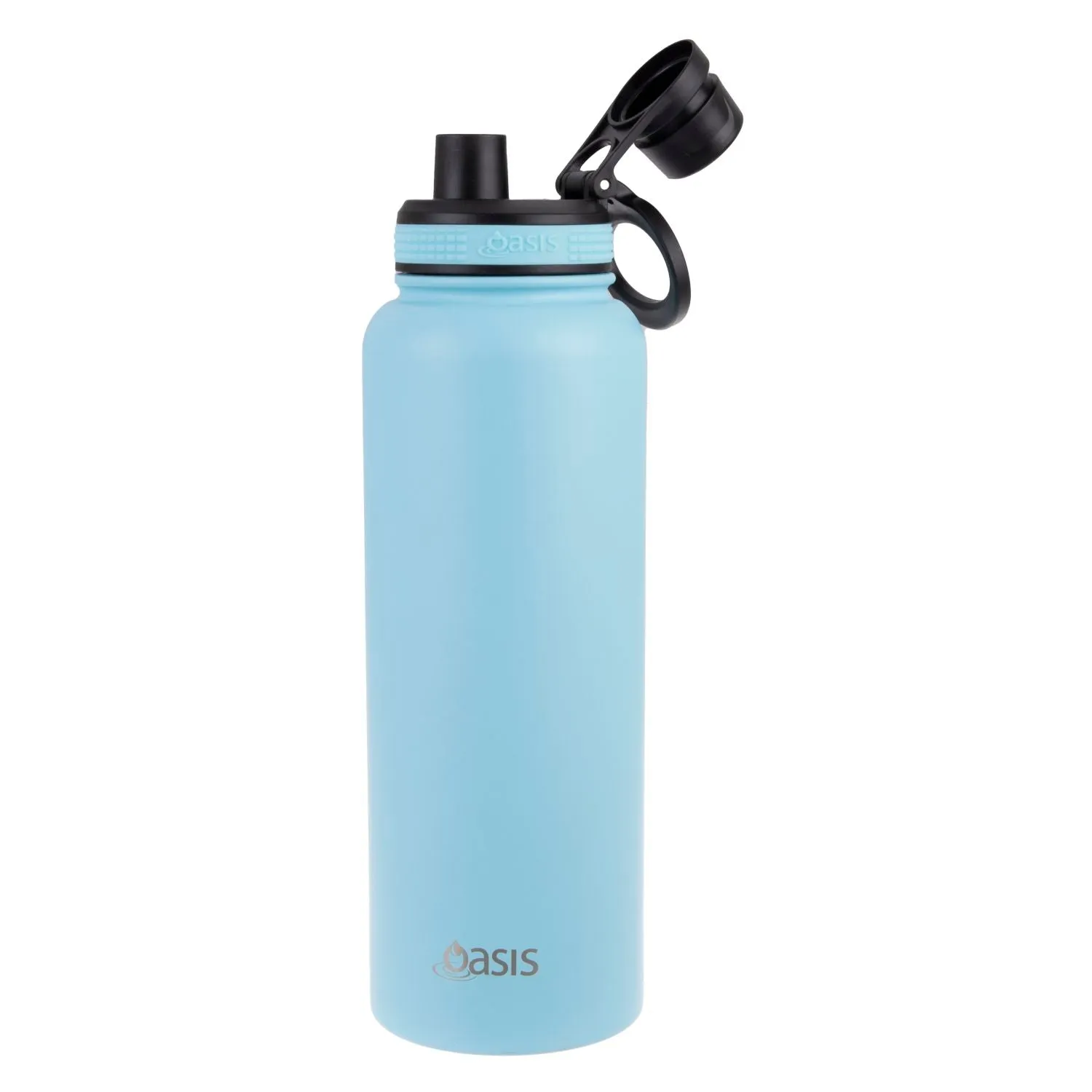 Oasis Stainless Steel Insulated Sports Water Bottle with Screw Cap 1.1L