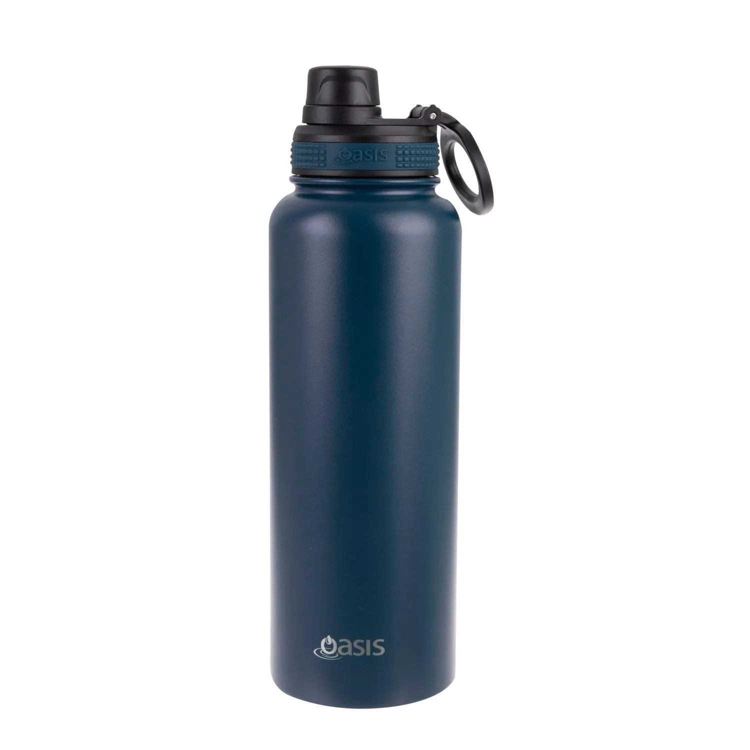 Oasis Stainless Steel Insulated Sports Water Bottle with Screw Cap 1.1L