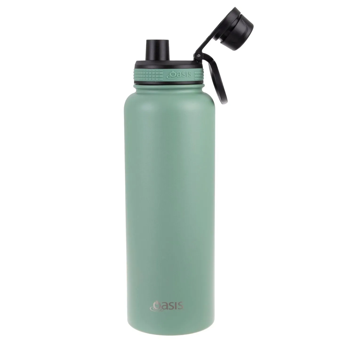 Oasis Stainless Steel Insulated Sports Water Bottle with Screw Cap 1.1L