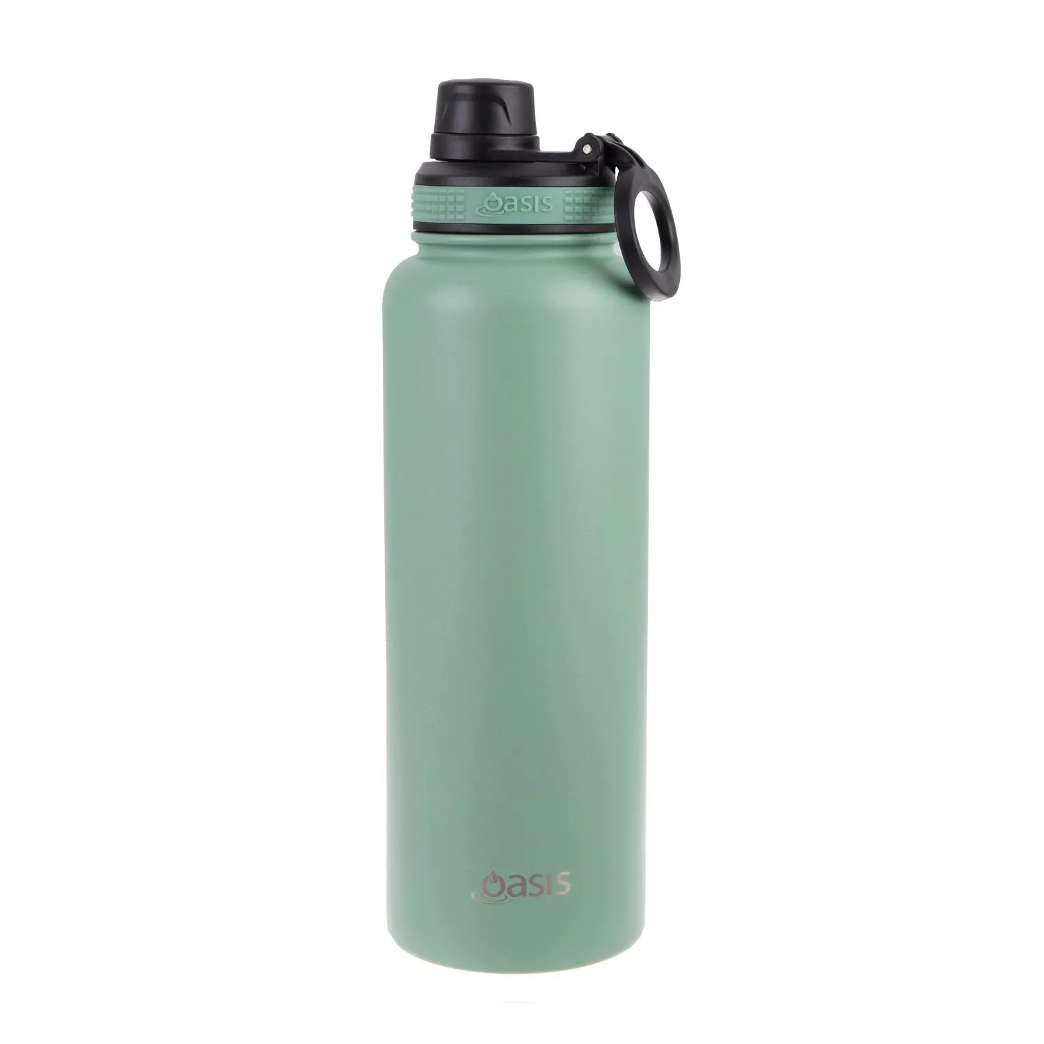 Oasis Stainless Steel Insulated Sports Water Bottle with Screw Cap 1.1L