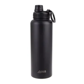 Oasis Stainless Steel Insulated Sports Water Bottle with Screw Cap 1.1L