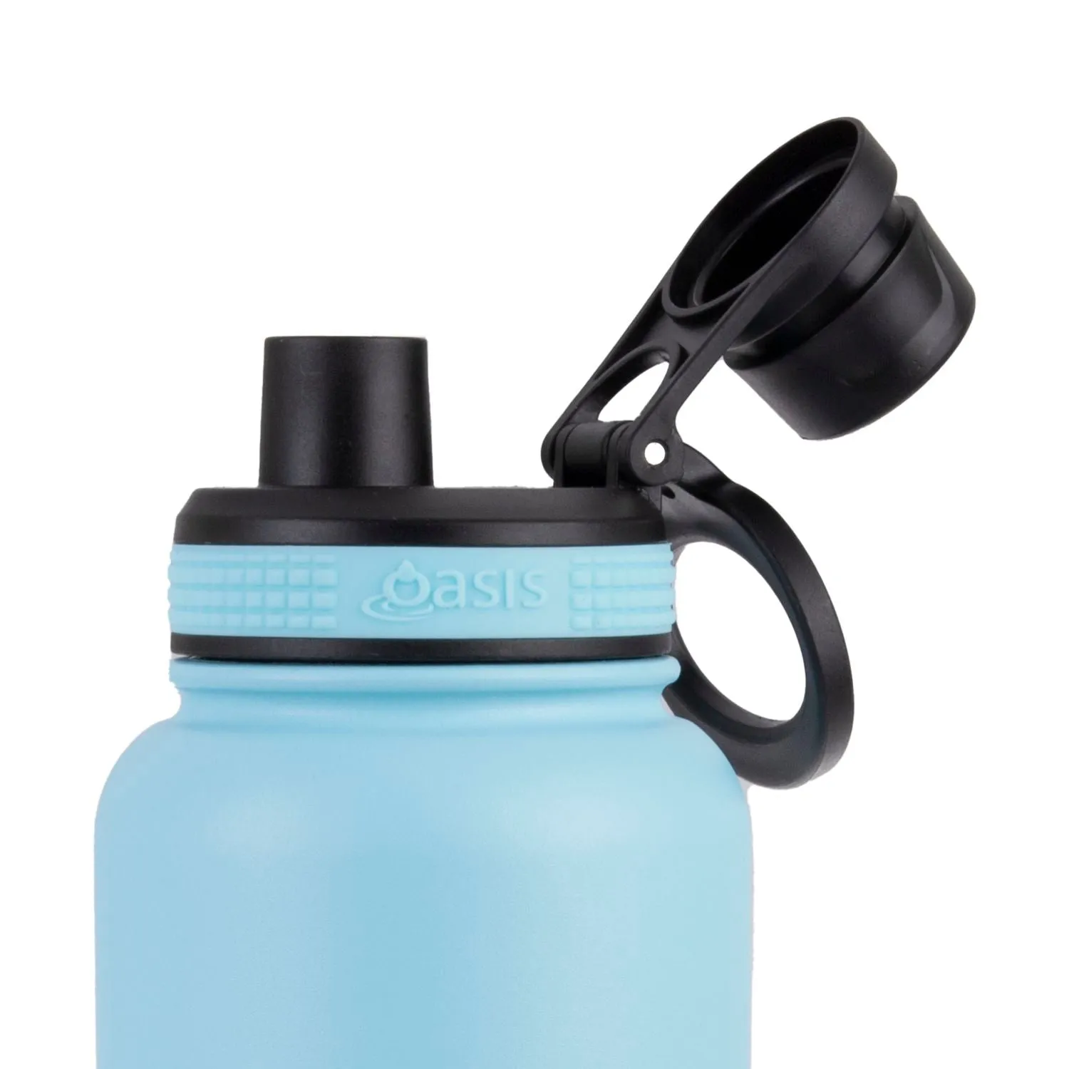 Oasis Stainless Steel Insulated Sports Water Bottle with Screw Cap 1.1L