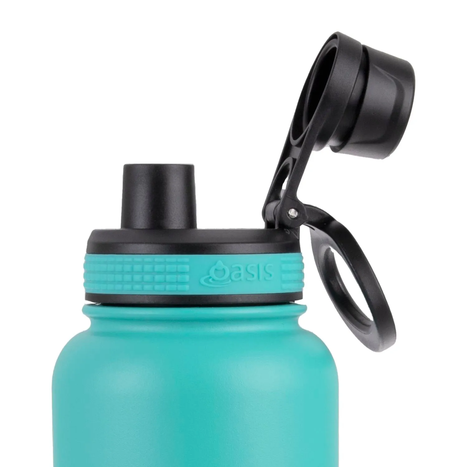 Oasis Stainless Steel Insulated Sports Water Bottle with Screw Cap 1.1L