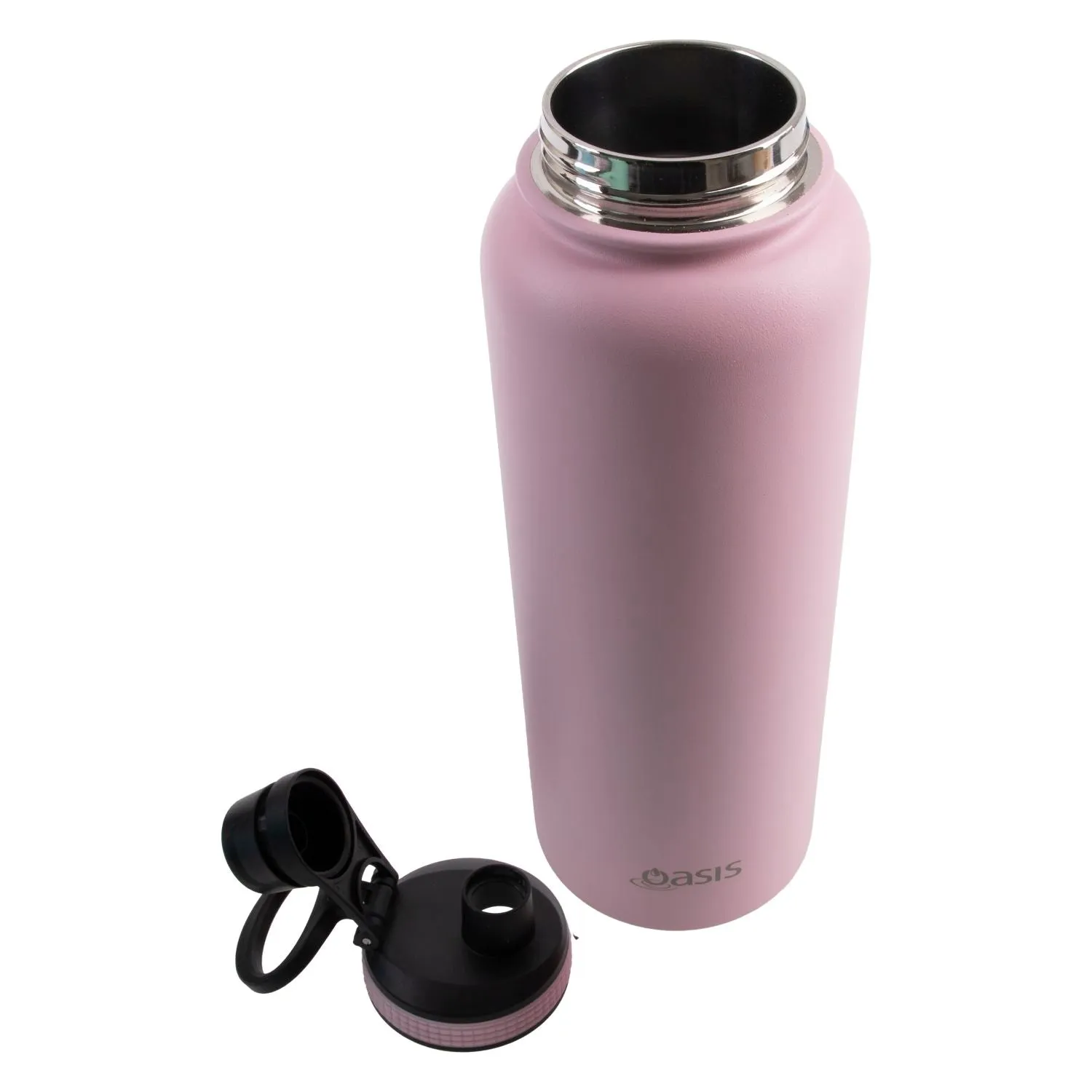 Oasis Stainless Steel Insulated Sports Water Bottle with Screw Cap 1.1L