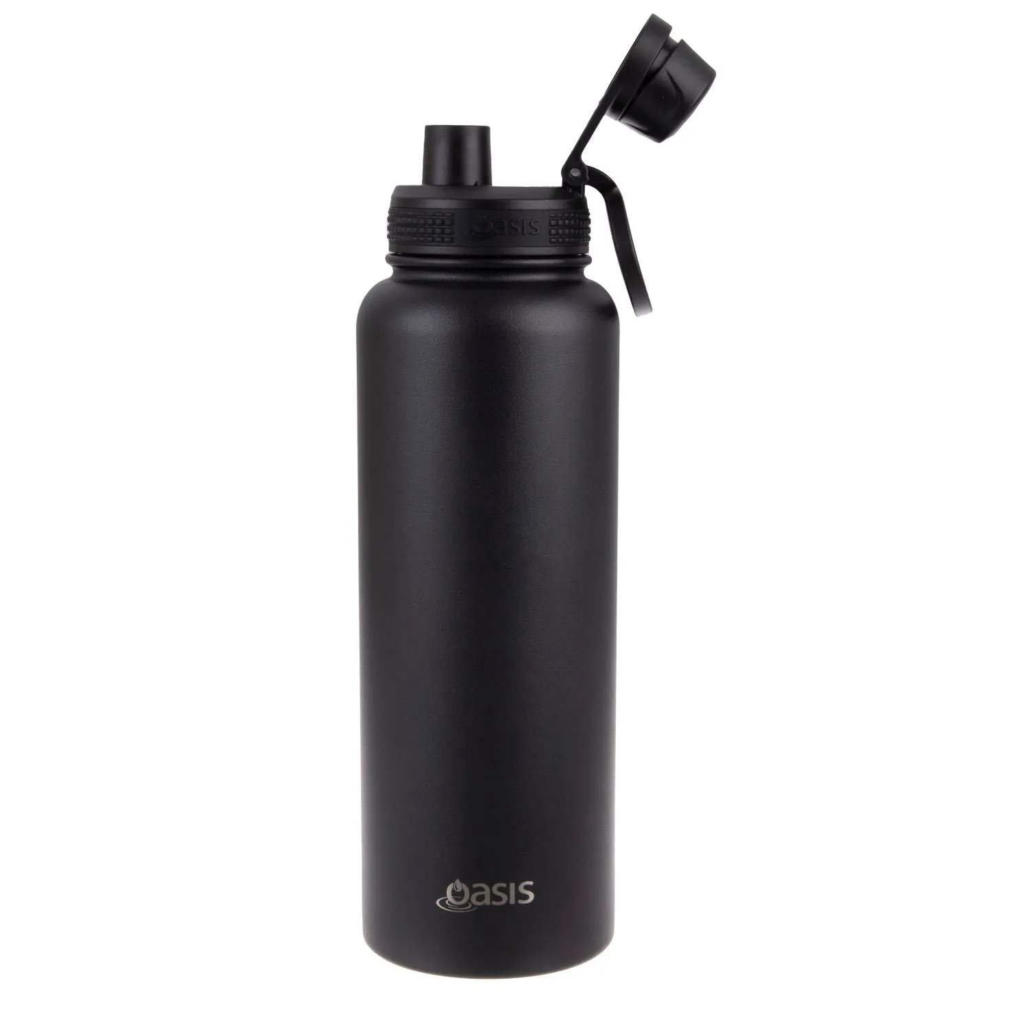 Oasis Stainless Steel Insulated Sports Water Bottle with Screw Cap 1.1L