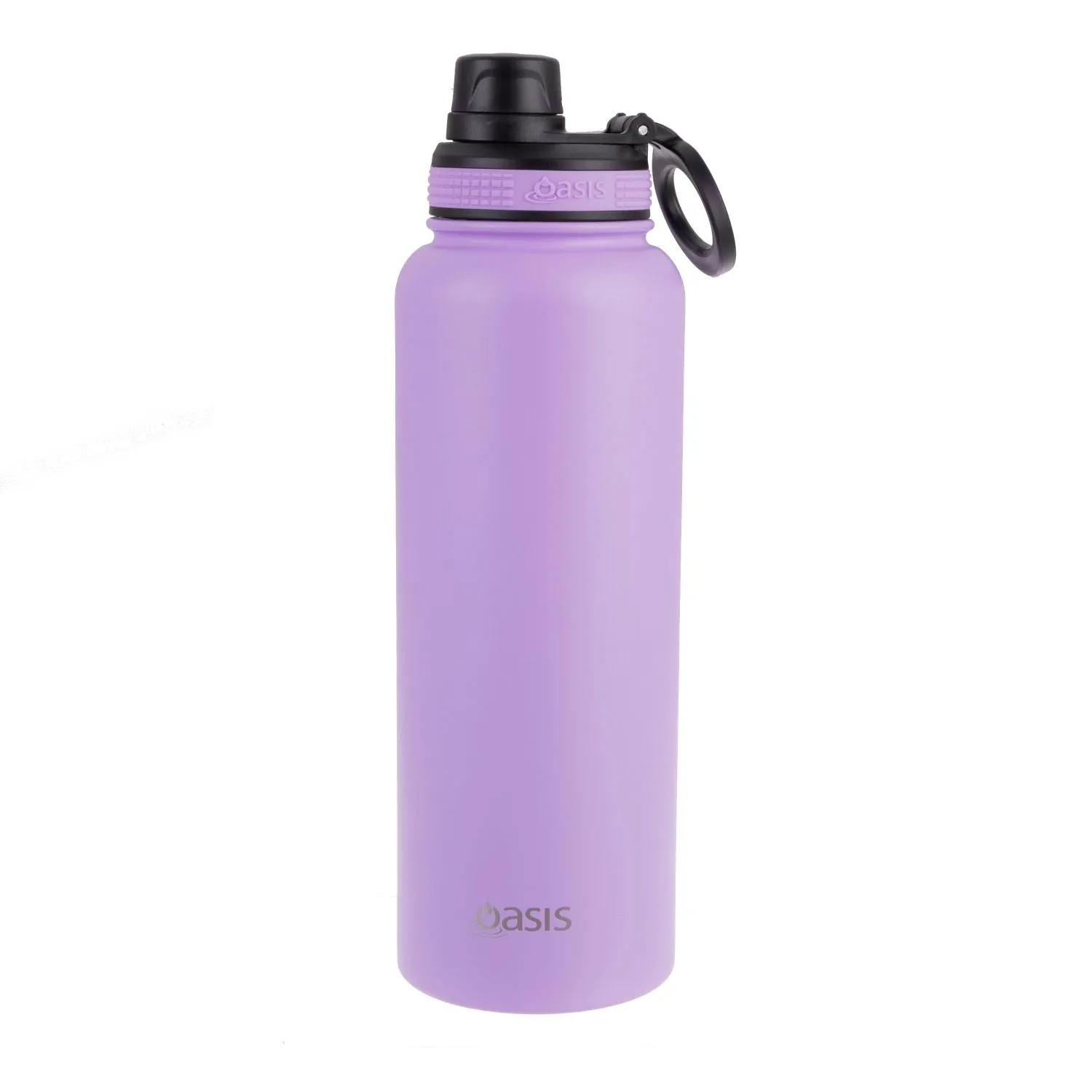 Oasis Stainless Steel Insulated Sports Water Bottle with Screw Cap 1.1L