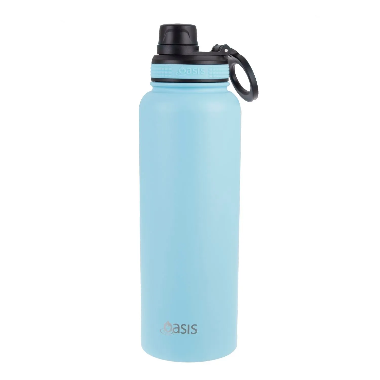 Oasis Stainless Steel Insulated Sports Water Bottle with Screw Cap 1.1L