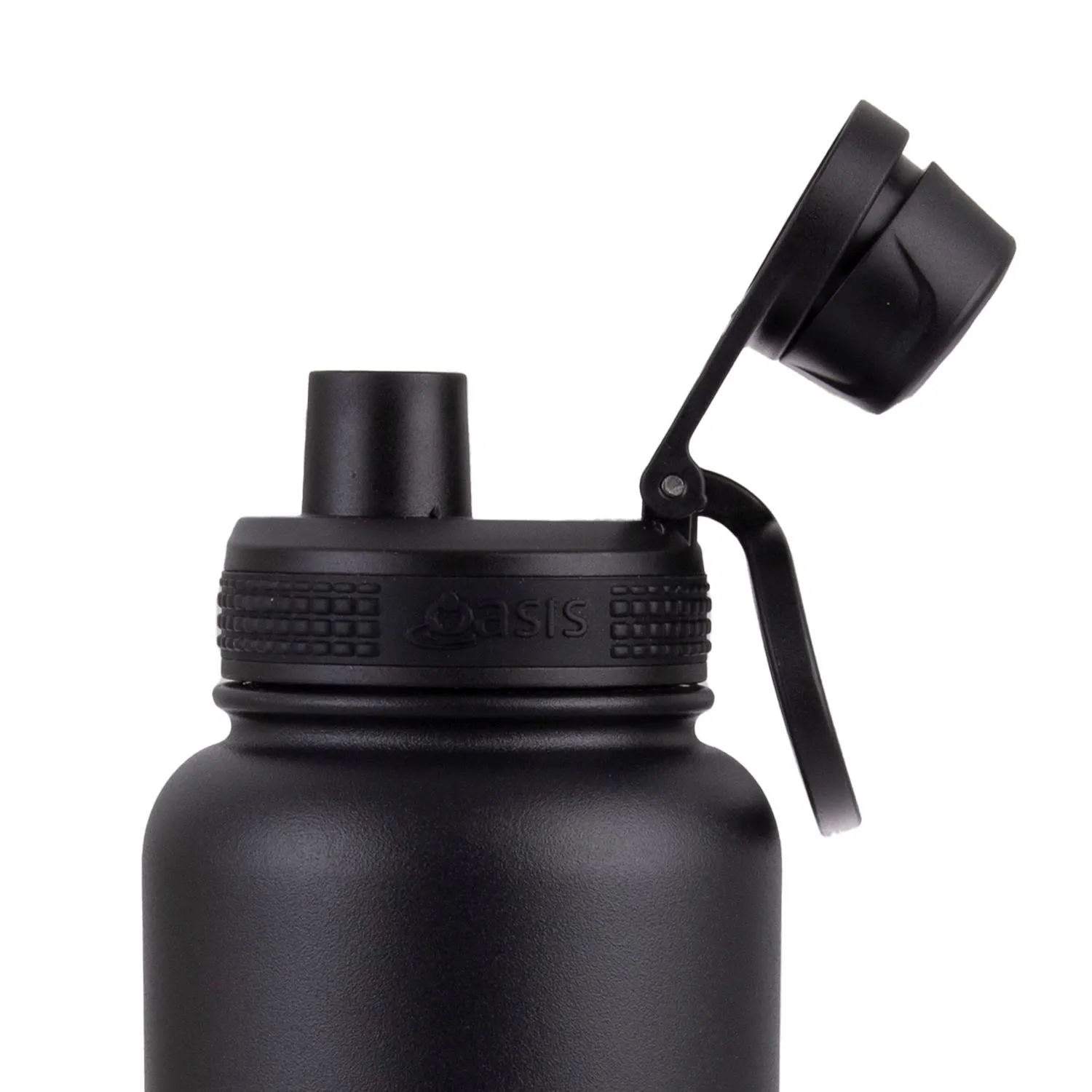 Oasis Stainless Steel Insulated Sports Water Bottle with Screw Cap 1.1L