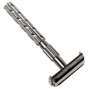 Parker - 22R Gunmetal Long Handle Butterfly Safety Razor