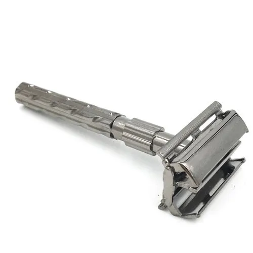 Parker - 22R Gunmetal Long Handle Butterfly Safety Razor