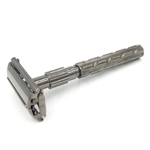 Parker - 22R Gunmetal Long Handle Butterfly Safety Razor