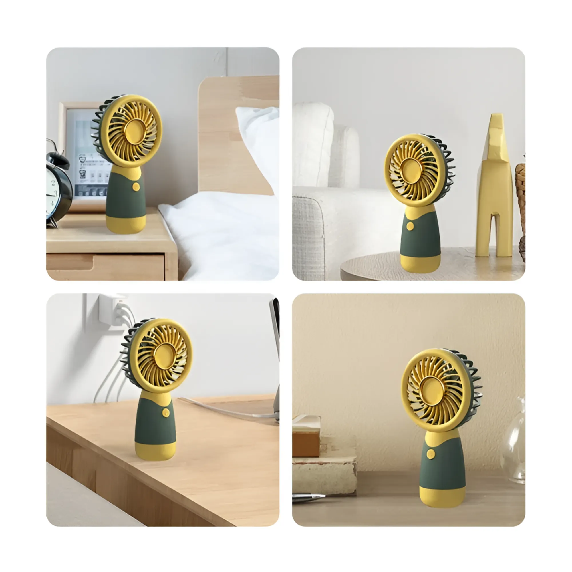 Personal Travel Fan Handend USB Rechargeable Cooling Pocket Fan PM-098