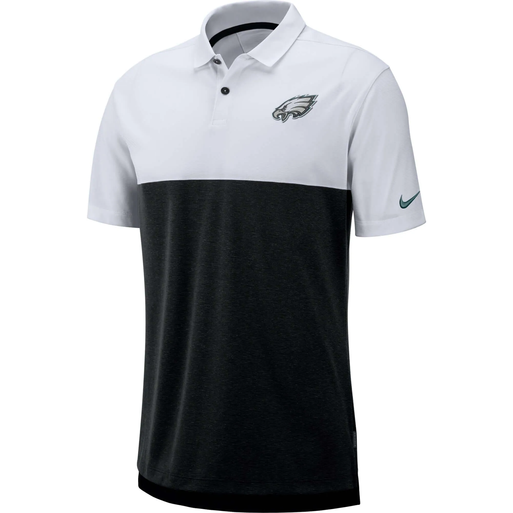 Philadelphia Eagles Nike Sideline Early Season Performance Polo - White/Black