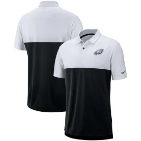 Philadelphia Eagles Nike Sideline Early Season Performance Polo - White/Black