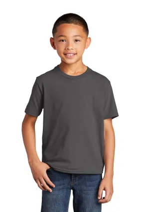 Port & Company Youth Fan Favorite Short Sleeve Crewneck T-Shirt - Charcoal Grey