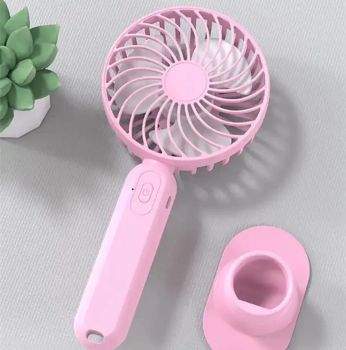 Portable 3 Speed Mini Handheld Fan - Rechargeable