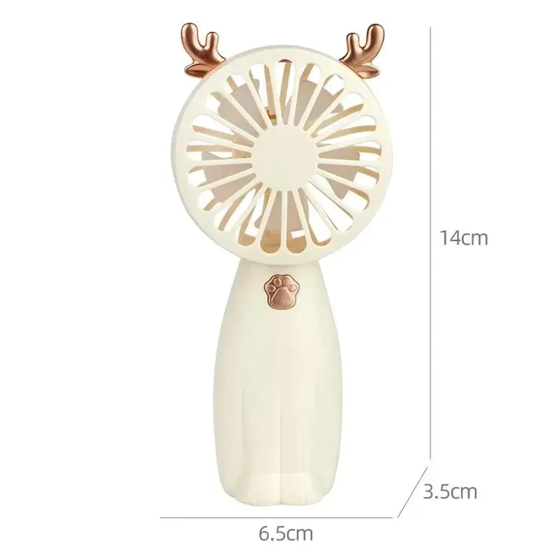 portable fan 2024 New Cute Small Fan Desktop Portable Mini Handheld Fan With USB Rechargeable Summer Cooling Mini Air Conditioner Air Cooler