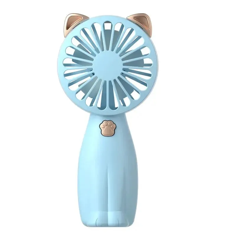 portable fan 2024 New Cute Small Fan Desktop Portable Mini Handheld Fan With USB Rechargeable Summer Cooling Mini Air Conditioner Air Cooler