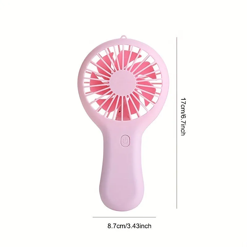 Portable Rechargeable Handheld Fan Cool Air Anywhere Anytime