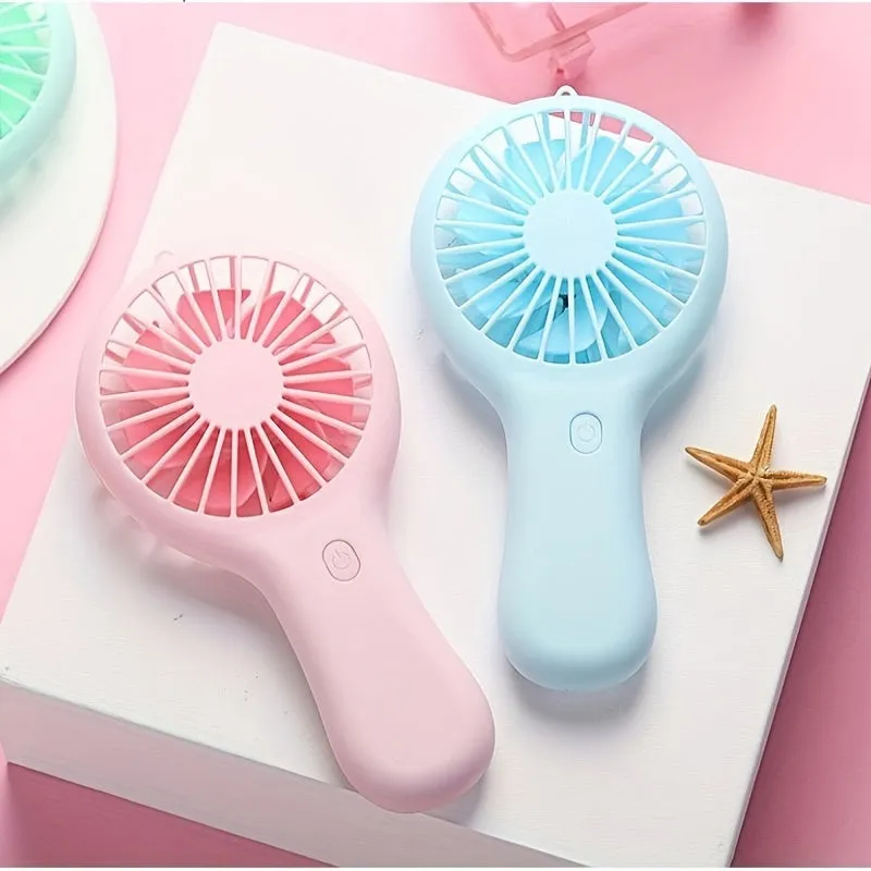 Portable Rechargeable Handheld Fan Cool Air Anywhere Anytime