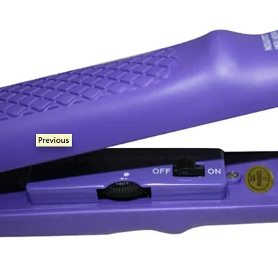 Purple- Tourmaline Plate Hair Straightener 1"