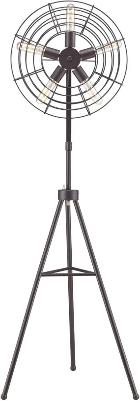 Quensbury Restoration Fan Floor Lamp In Oil Rubbed Bronze