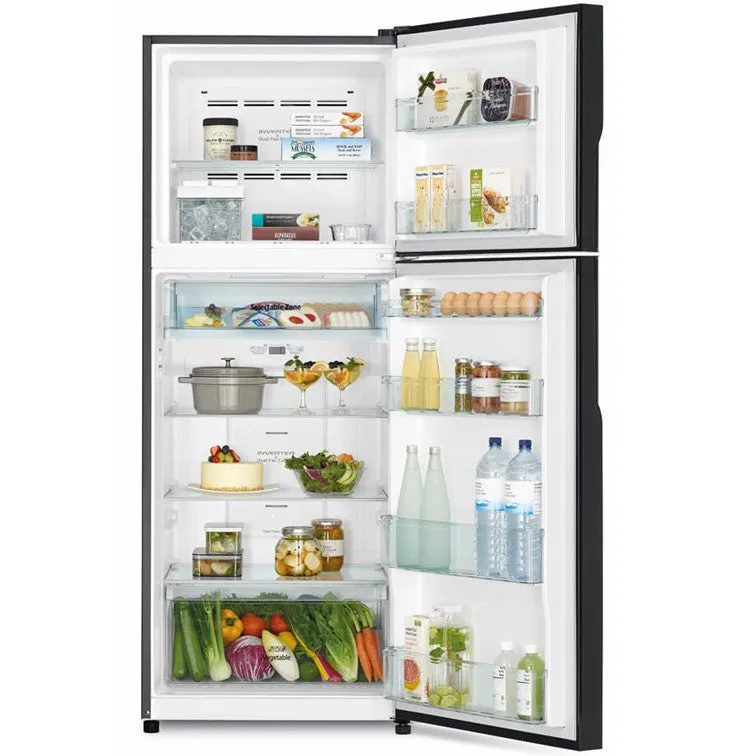 R-VGX480PMS9 407L 2-DOOR GLASS FRIDGE