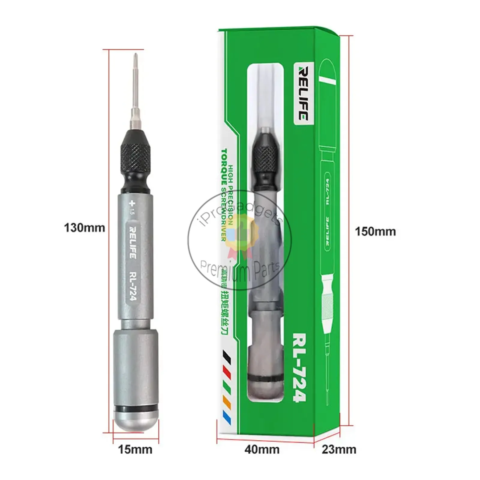 Relife 5in1 RL-724 High Hardness Precision Screwdriver Plum Blossom Cross for iPhone Bottom Internal Disassembly Tools