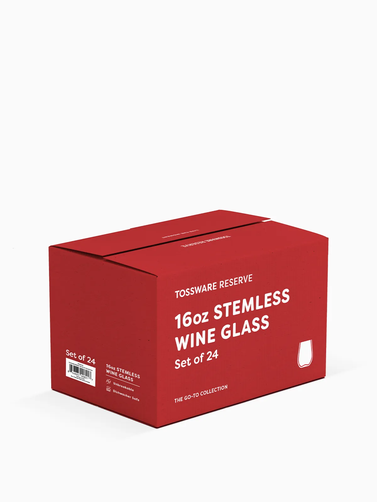 RESERVE 16oz Stemless Wine Tritan™ Copolyester Glass