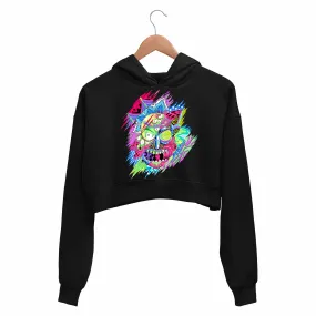 Rick and Morty Crop Hoodie - Fan Art